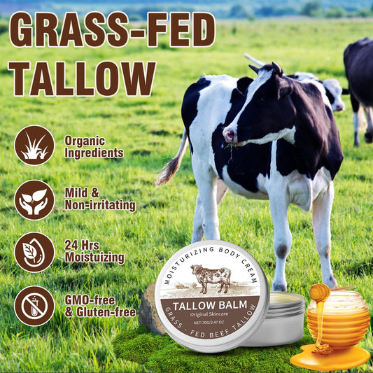 Organic Grass Fed Beef Tallow for Skin