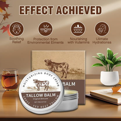 Organic Grass Fed Beef Tallow for Skin